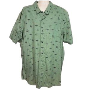 Blue Gear Green Button Down Shirt New With Tags - Men's 5 X